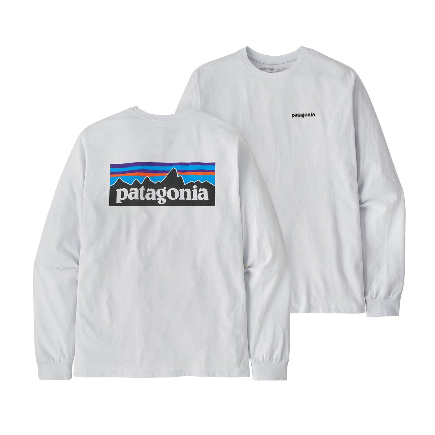 Polera Hombre Manga Larga P-6 Logo Responsibili-Tee® - 38518WHI
