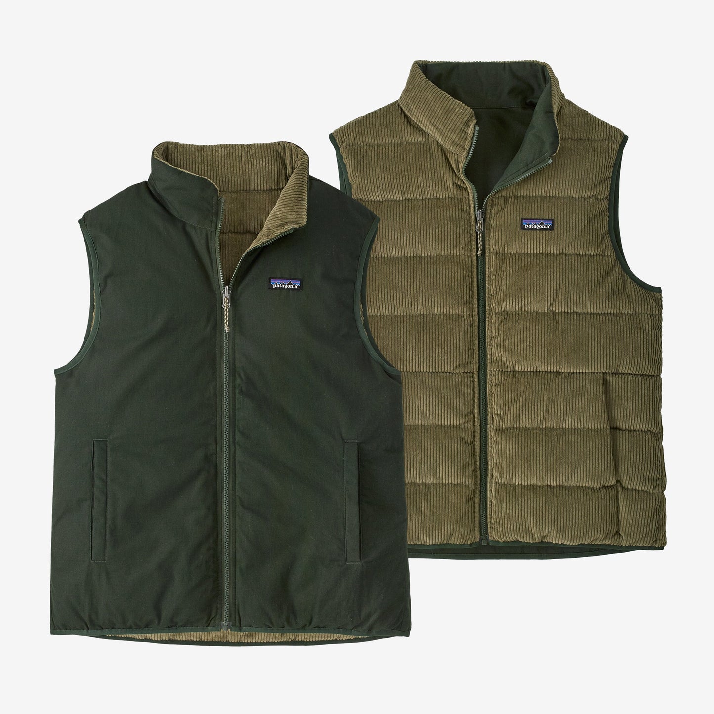 Chaleco Sin Mangas Reversible Cotton Down Vest
